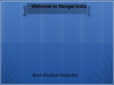 Alcohol  Breath tester (6)
