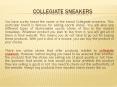 collegiate sneakers