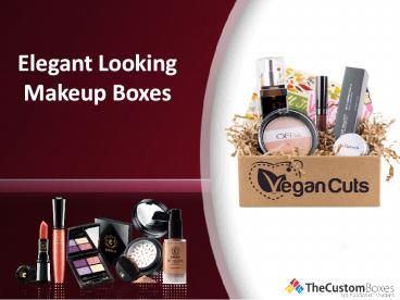 Elegant Looking Makeup Boxes