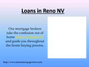 Loans in Reno NV