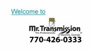 Transmission Service Kennesaw GA