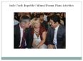 Indo Czech Republic Cultural Forum Plans Activities PowerPoint PPT Presentation
