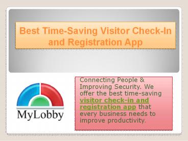 Visitor Check In App (1)