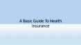 A Basic Guide To Health Insurance PowerPoint PPT Presentation