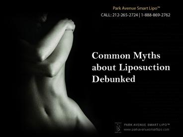 Common Myths about Liposuction Debunked