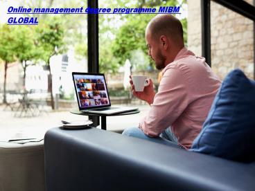 Online management degree programmes-MIBM GLOBAL