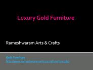 Luxury Gold Furniture