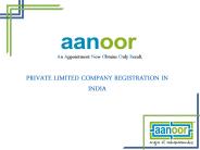 Company Registration in India | Private Limited Company Registration