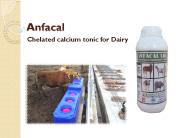Cattle calcium supplement