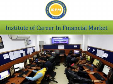 Stock market institute in Delhi