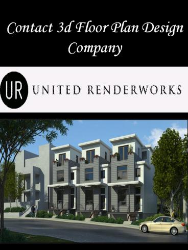 Contact 3d Floor Plan Design Company