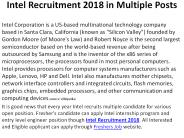 MNC Recruitment 2017 2018 for Multiple Company