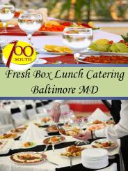 Fresh Box Lunch Catering Baltimore MD