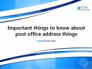 post office address