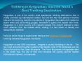 Trekking in Kyrgyzstan: Visit the World’s Best Trekking Destination: PowerPoint PPT Presentation