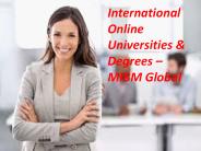 International Online Universities & Degrees