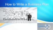 Synergy 360 : How to write a business plan?