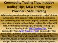 Commodity Trading Tips, Intraday Trading Tips, MCX Trading Tips Provider - Safal Trading PowerPoint PPT Presentation