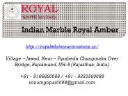 Indian Marble Royal Amber