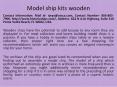 Model ship kits wooden PowerPoint PPT Presentation