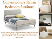 Contemporary Italian Bedroom Furniture