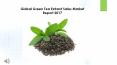 Global Green Tea Extract Sales Market Report 2017 PowerPoint PPT Presentation