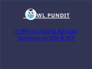 Tips on Cracking Aptitude Questions Based on LCM & HCF