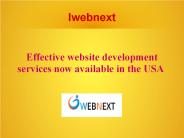 Effective website development services now available in the USA