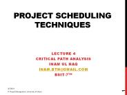 Critical Path Analysis Chapter_6