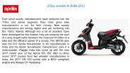 150cc scooter in India 2017