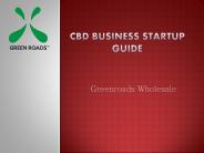 CBD Bussiness Startup Guide