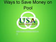 Ways to Save Money on Pool