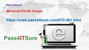 (2017-10-New) New Updated New Pass4itsure 070-461 Dumps PDF
