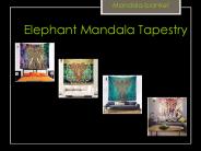 Mandala Elephant  Blanket