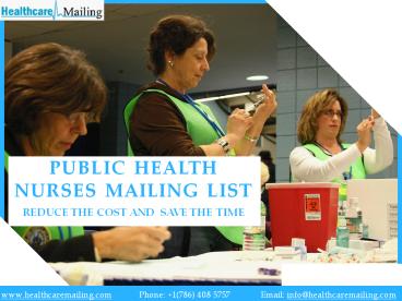 Public Health Nurses Email Lists
