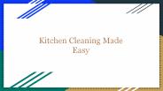 Kitchen Cleaning Made Easy