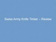 Swiss Army Knife Tinker