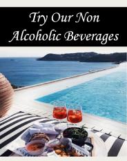 Try Our Non Alcoholic Beverages