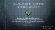 Charging Stations For Electric Vehicles
