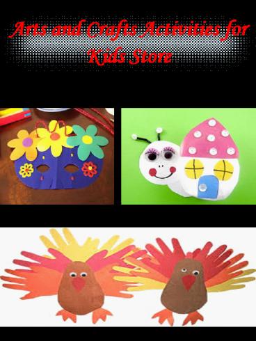 Arts and Crafts Activities for Kids at Low Price