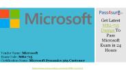 Download Real MB2-715 Question Answers - 2017