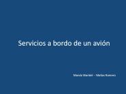Servicios a bordo de un avión (1)