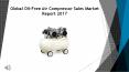 Global Oil-Free Air Compressor Sales Market Report 2017 PowerPoint PPT Presentation