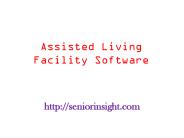 Assisted Living Facility Software