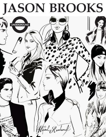 Jason Brooks Hand Rendered by Traffic Creative Management