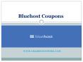 Bluehost coupons and offers, Promo Codes