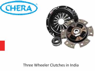 Three Wheeler Clutches in India (6)