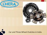 Car and Three Wheel Clutches in India