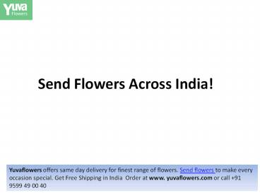 Send Flowers Online