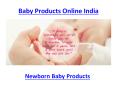 Online baby products shopping